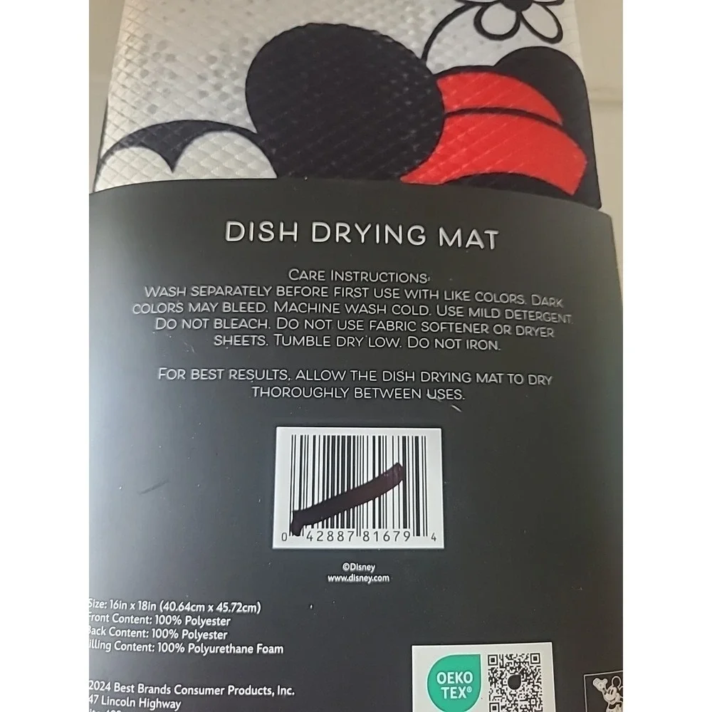 Disney Mickey & Minnie Mouse Dish Drying Mat 16